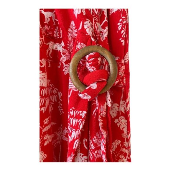 MINKPINK Sahara Breeze Faux Wrap Midi
Dress size Large in Wild Jungle - Picture 5 of 7